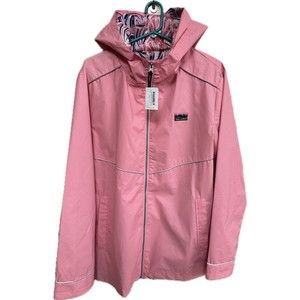 SIMPLY SOUTHERN Women’s Pink Rain Slicker Jacket Size XXL, NEW With Tags!